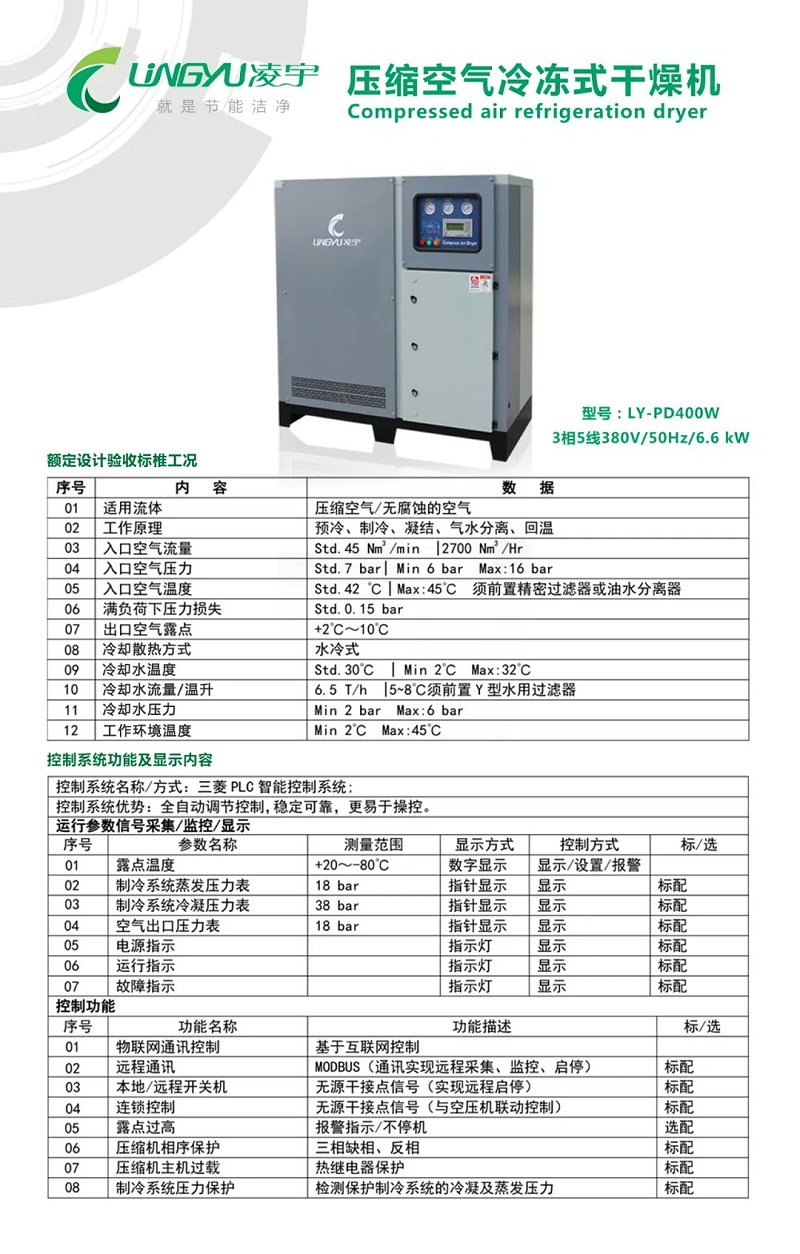 凌宇PD板换式冷干机